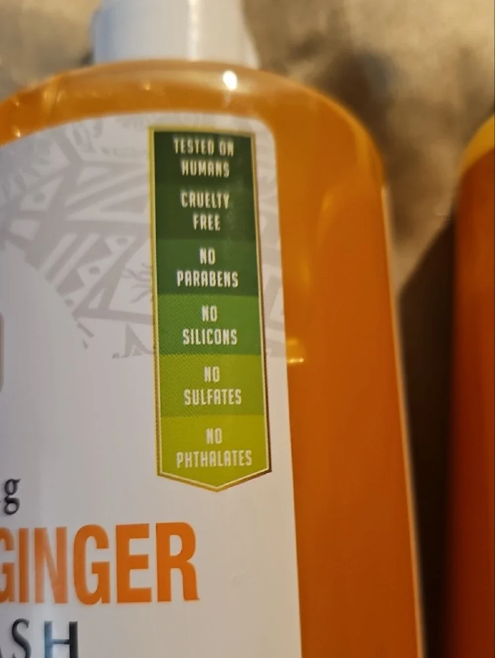 Brightening Turmeric & Ginger Body Wash - Orange
